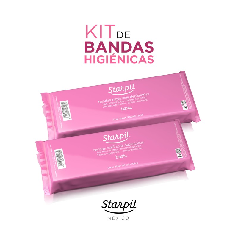 Kit de 2 paquetes de bandas para depilator STARPIL con