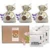 Muufuuser Home Refillable Fragrance Sachets 6-Pack, Lavender & Freesia Corn