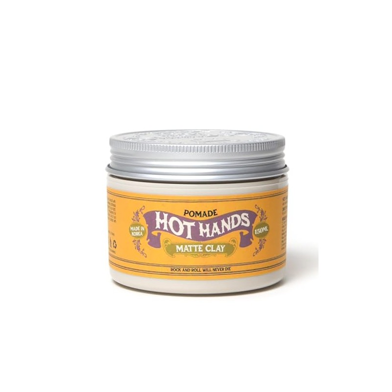HOTHANDS Pomade MattClay, Matt Pomade, Hothands, 5oz