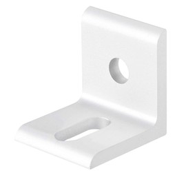 TA-VIGOR 8Pcs Inside Corner Brace Angle Bracket 2 Holes Fastener L Shape 30mmx30mmx27mm for 3030 Series Aluminum Extrusion Profile