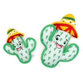 The Worthy Dog Cactus Toy | Durable & Chew-Resistant | Engaging Play with Multiple Squeakers | Made with Safe, Non-Toxic Material | Perfect for Indoor & Outdoor Play | Tug & Toss & Play Large