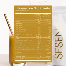 Sesen Golden Milk Peptidos De Colágeno Hidrolizado Vit B Sfn Sabor Leche Dorada