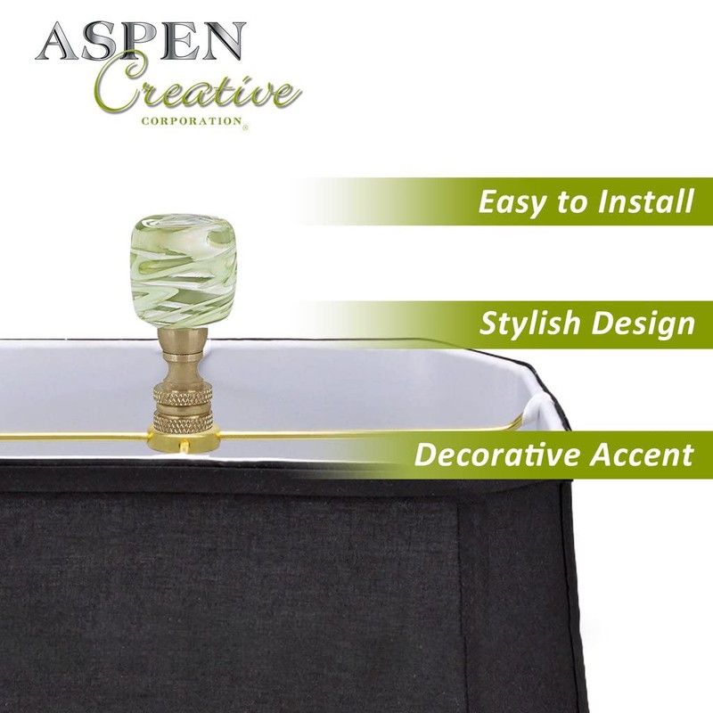 Aspen Creative Oil Rubbed Bronze 24044-05-1, Finial for Lamp Shade