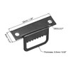 sourcing map Picture Hangers, 1 1/4 Inch L Shape Double