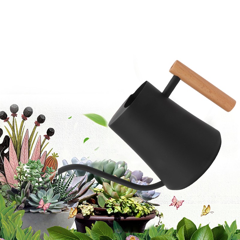 Stainless Steel Watering Can Pot Retro Small Plant Watering Can