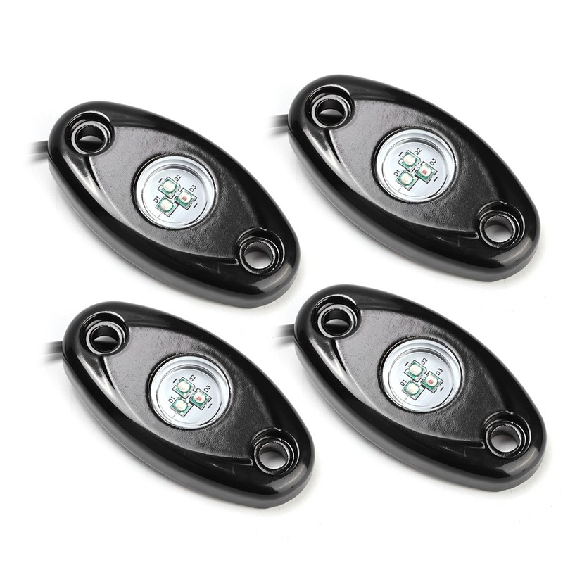 12V DC Universal RGB LED Bluetooth Waterproof Offroad Rock Light