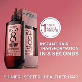 LOral Paris Elvive 8 Second Wonder Water Lamellar, Rinse Out Moisturizing Hair Treatment for Silky, Shiny Looking Hair, 6.8 Fl Oz                     