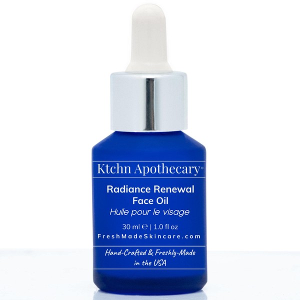 Ktchn Apothecary Radiance Renewal Face Oil, High-Performing yet Gentle Anti-Aging Formula, Nourishing, Moisturizing, & Vitamin-Rich, Freshly Made with Natural & Clean Ingredients, Instantly Hydrate, Smooth, Brighten, Restore Glow, All Skin Types