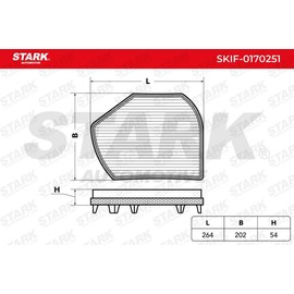 STARK SKIF-0170251 Interior Air Filter