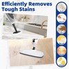 LOVECO 4 Pack Steam Mop Pads + 4 Microfiber Small