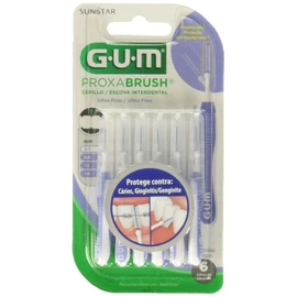 GUM Proxabrush Ultra Fino, 0.6 X 6, color, 1 count, pack of/paquete de