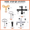 Tanstic 8Pcs Multi-functional Utility Kit, including 4 Ways Utility Spanner,