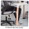 LALAFINA Multi Function Rubber Furniture Coaster Square Leg Pads for