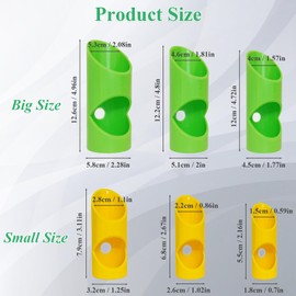 6 Pcs Versatile Foam Pipe Cutter Tool Set, Insulation Cutting Guide for 15mm, 22mm, 28mm, 40mm, 46mm, 53mm Pipes, Efficient for Home and Industry Use