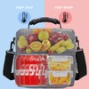 FlowFly Double Layer Cooler Insulated Lunch Bag Adult Lunch Box