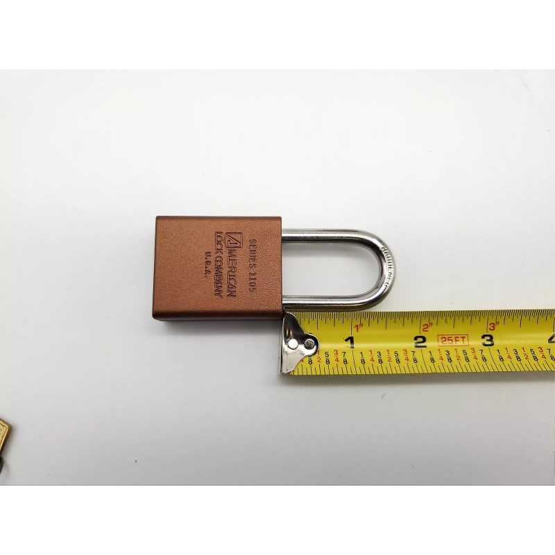 American Lock Padlock 1106D Solid Body 1.5" Shackle Dark Bronze