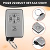 Boerunid Car Smart Card Remote Car Key Shell Case Fob