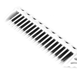 Hair Care Comb Comb 3 Rows Pointed Hair Salon Hair Modeling Comb(white)