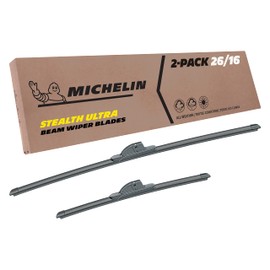 Michelin 19-2616SUBA Stealth Ultra Twin Pack 26 &16 inch Wiper Blade Fits Select Toyota, Hyundai, Honda, Kia, Subaru, Nissan, Acura, Ford, Mazda Infiniti, Model Years (2 Pack)