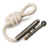 Bush Craft Char Rope Holder Nickel Silver
