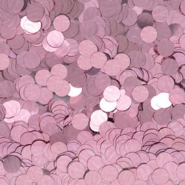 Pika Ace Round Metallic Nail Powder Solvent Resistant 1.5mm #548 Pink 0.5g