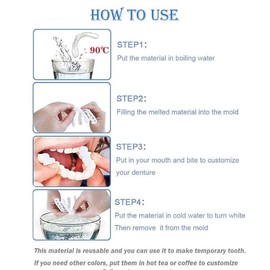 2 Pairs, Nature and Comfortable Top and Bottom, Regain Confidence Smile, Adjustable, Nature and Comfortable