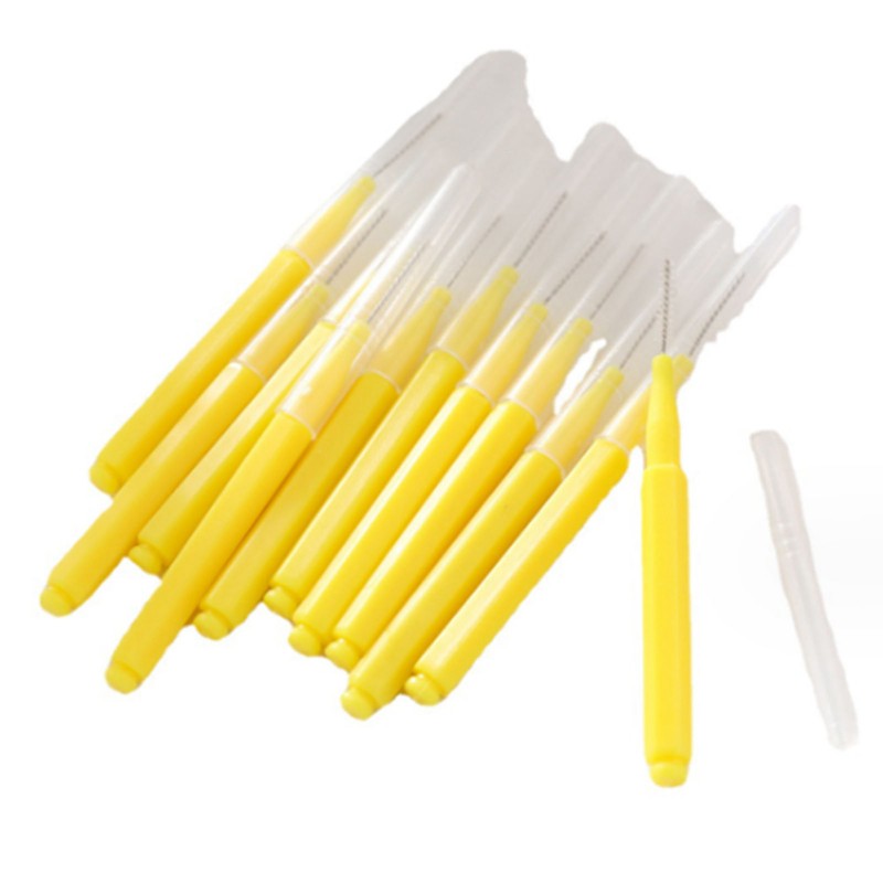 40pcs Dental Interdental Brushes for Braces 0.4mm Ultra Fine Soft