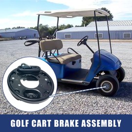 Golf Cart Brake Assembly Kit Compatible with 1996-up EZGO TXT PDS Medalist and 1993-up Yamaha Golf Carts G14 G16 G19 G20 G21 G22, 2 PCS Rear Brake Cluster for Driver Side & Passenger Side
