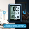 Indoor Outdoor Thermometer Wireless Weather Station, Internal External Thermometer Hygrometer,
