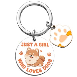 MOEXUKO Dog Mom Keychain Dog Lovers Gifts for Women Dogs Mom Gifts for Women Dogs Themed Gift for Owners Friends Birthday Christmas Gift Ideas Cute Puppy Keyring