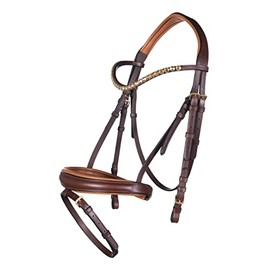 HKM Marrakesh Snaffle 2100 Dark Brown Warmblood