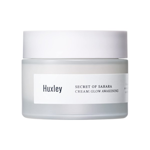 Huxley Secret of Sahara Cream Glow Awakening 1.69 fl. oz. | Korean Facial Cream | With B3 Niacinamide and Glutathione Complex for a Naturally Brighter Complexion