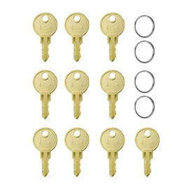 KLIVYA E114/E-114 Toilet Paper Dispenser Key,Paper Towel Dispenser Key,is for Market Toilet Paper and C-fold Paper Towel,Mounted roll Tissue,Hand Towel and seat Cover dispensers,Pack 10