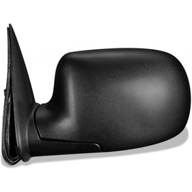 For GMC Yukon 2000-2006 Door Mirror Driver Side | Manual View Matte Textured Black | Standard Style | GM1320230 | 15106007