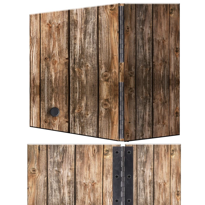 FUXXER® 6 x Antique Hinges Vintage Style Metal Hinges 75x24mm
