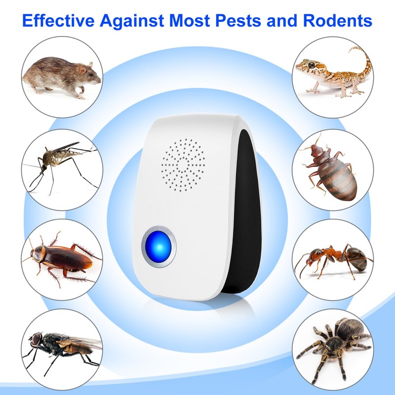 2025 Upgraded Ultrasonic Repeller 8 Packs, Indoor Repellent for Mouse,