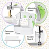 Mini Sewing Machine, 124 Pcs Sewing Machine Kit for Beginners,