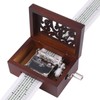 DIY Wooden 15 Note Hand cranked Tape Music Box Brithday
