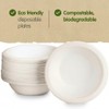 2you 50 x Bagasse Bowls - Disposable Paper Food Bowls