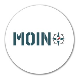 Huuraa Sticker Moin Compass Gift 10 cm Sticker Moin Compass Gift Idea