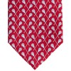 vineyard vines Lacrosse Silk Tie, Lighthouse Red, 00