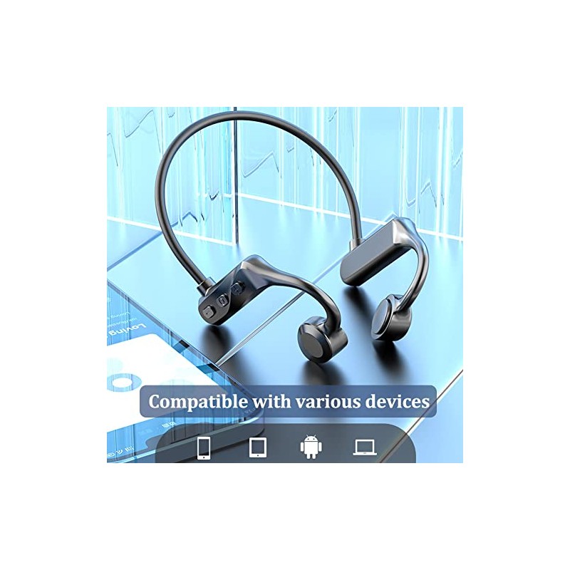 Auriculares Bluetooth de conducción ósea Auriculares Bluetooth abiertos con cancelación
