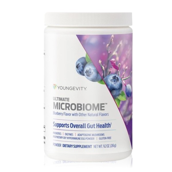 Youngevity Ultimate Microbiome – Prebiotic, Probiotic & Postbiotic Gut Health