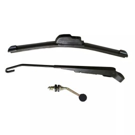 KOLPIN UTV MANUAL WINDSHIELD WIPER KIT fits YAMAHA, HONDA, MASSIMO SxS 12" Blade
