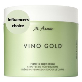 M. Asam Vino Gold Firming Body Cream (500 ml) | Rich anti-ageing body care with aloe vera, caffeine, vitamin E & B3, improves skin firmness