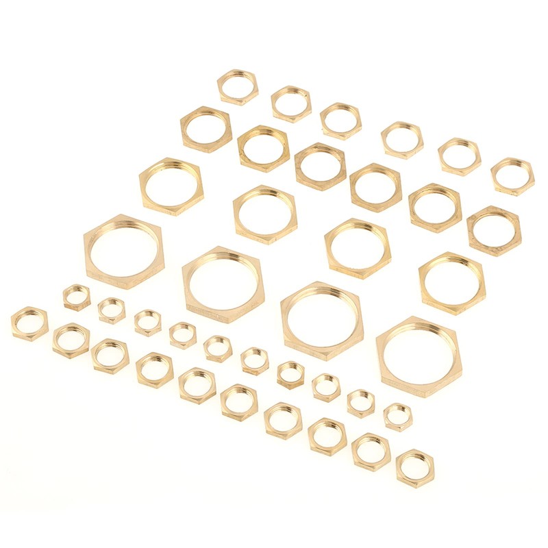 Hex Nuts 40 Pieces G1/8 Lock Nuts G1/4 G3/8 G1/2