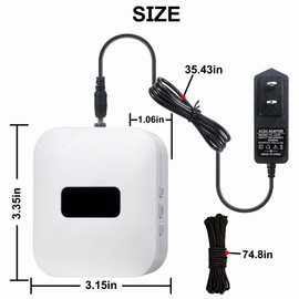 EIIDAR Swimming Pool Alarm，Pool Safety Alarm System，Floating Solar Wave Alarm Can Monitor Swimming Pools，Suitable for Indoor and Outdoor Swimming Pools, Suitable for Protecting The Safety of Family.