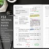 JUBTIC Meeting Notebook for Work with Action Items, Project Planner