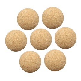 Kisangel 7pcs Small Cork Soccer Balls for Foosball Table Replacement Balls for Table Football Game Mini Sports Accessories for Adults Realistic Play Experience