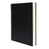 8.5x11inches Hardbound Sketch Book, Spiral Bound Sketch Pad, 80-Sheets 90gsm
